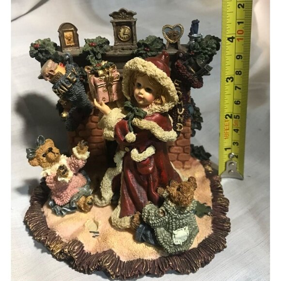 Yesterday's Child Sandra Claus Dollstone Collection Christmas Morning Figurine - Picture 10 of 14